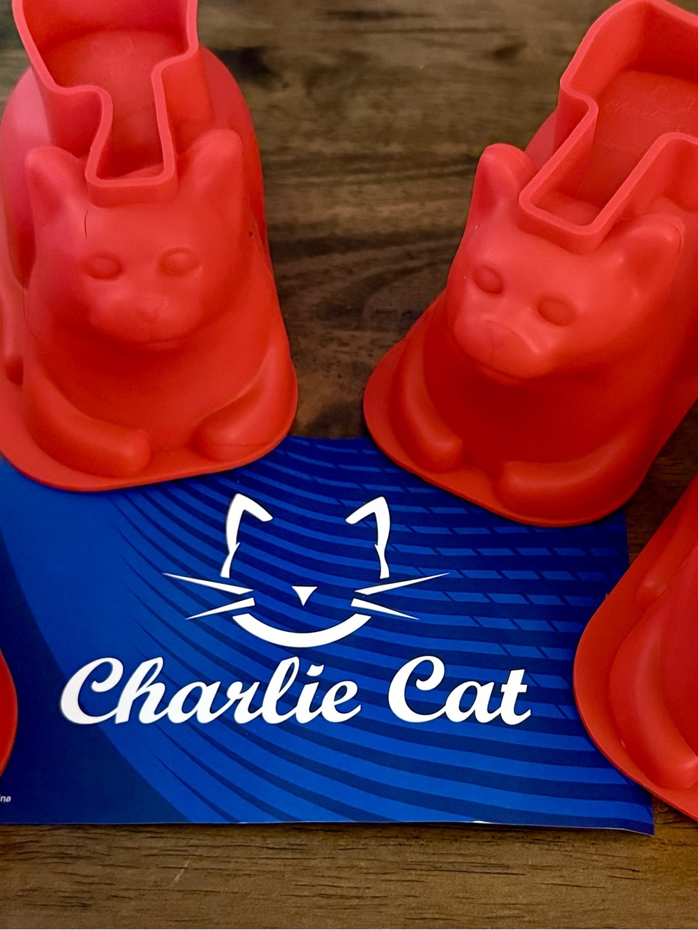 Charlie Cat Silicone Cupcake/Candy Molds -  Cat Shaped Cupcake Pan- Bath Bomb Mo